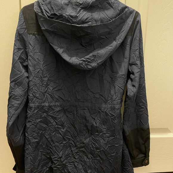 S SIMPLY VERA BY VERA WANG Medium Indigo Blue & Black Lightweight Fall Winter - Picture 3 of 3